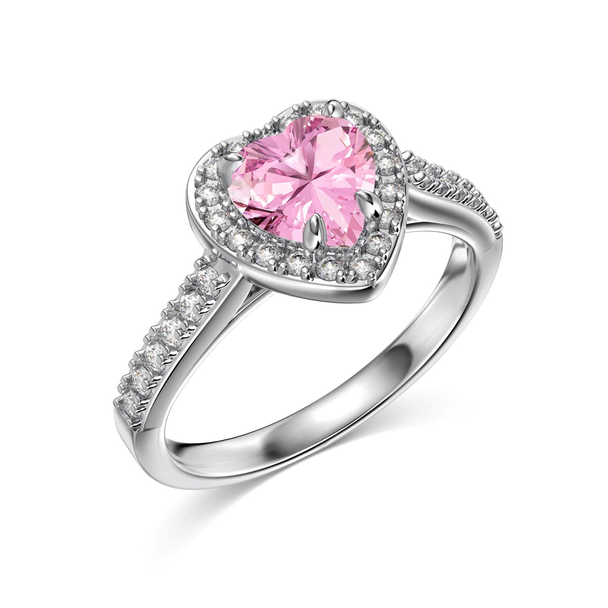 Everlasting Love Heart Zircon Ring